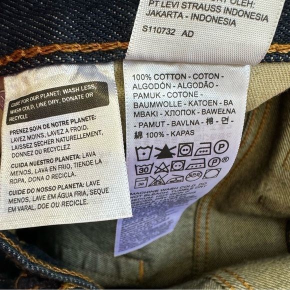 Levis 569 Mens Denim Shorts size W46 - Picture 6 of 9